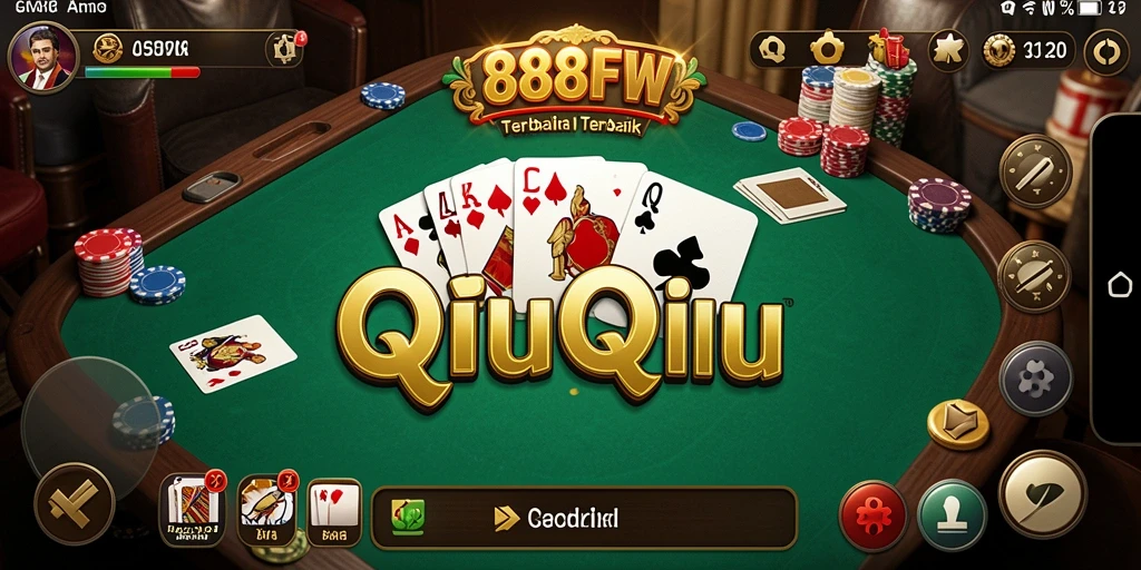 Screenshot gameplay QiuQiu yang seru dan kompetitif.