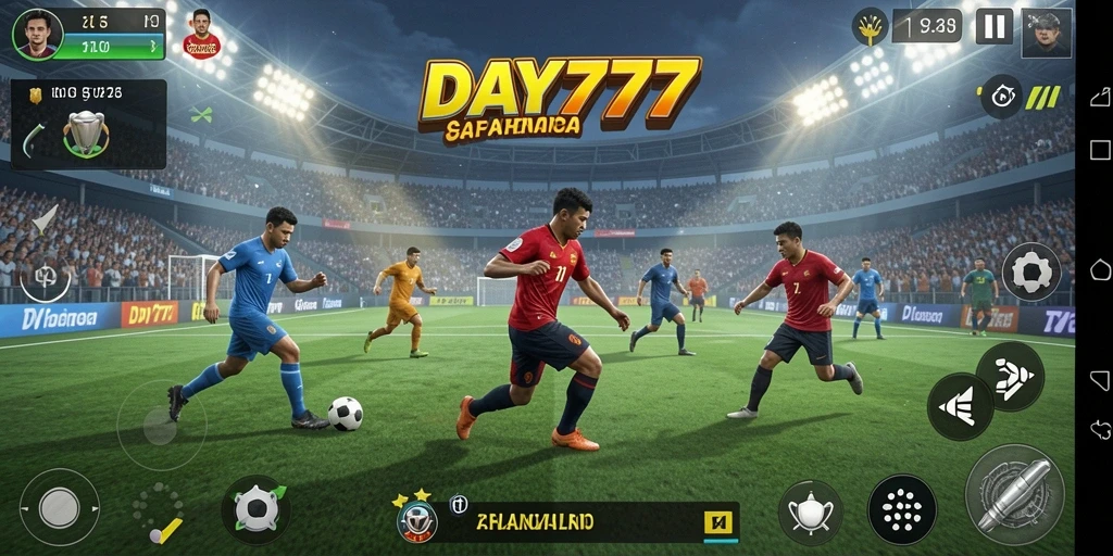 Tampilan gameplay DAY777 yang mendebarkan dan interaktif dalam pertandingan olahraga.