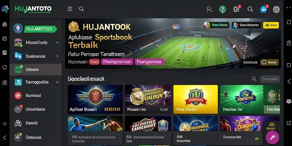 Screenshot gameplay HUJANTOTO menampilkan antarmuka taruhan yang menarik.