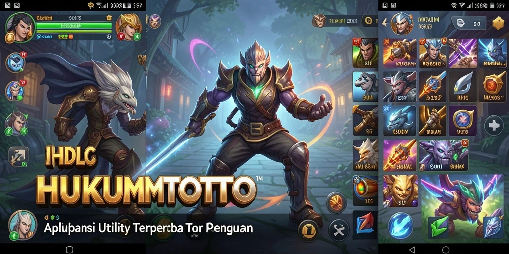 Tampilan utama HUKUMTOTO dengan berbagai fitur bermanfaat.