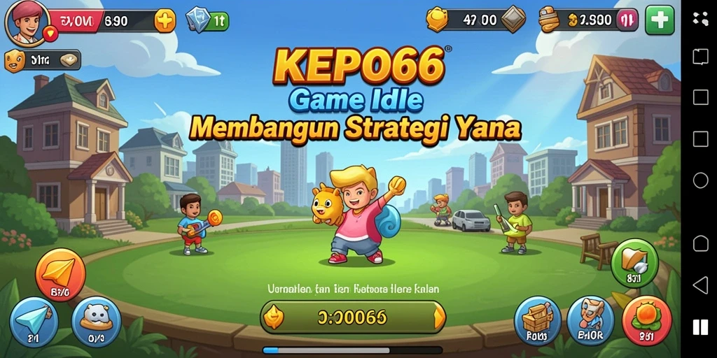 Tampilan gameplay <strong>KEPO66</strong> dengan strategi Idle yang mengasyikkan.
