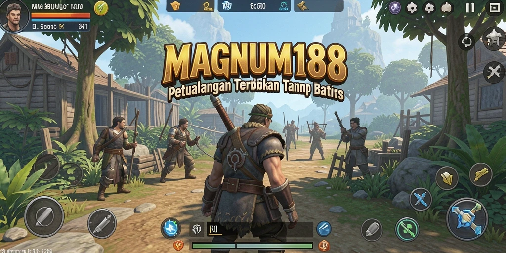 Tampilan gameplay MAGNUM188 yang menakjubkan dalam dunia terbuka.