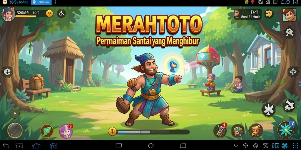 Tampilan gameplay menarik dari MERAHTOTO yang menyajikan kesenangan.