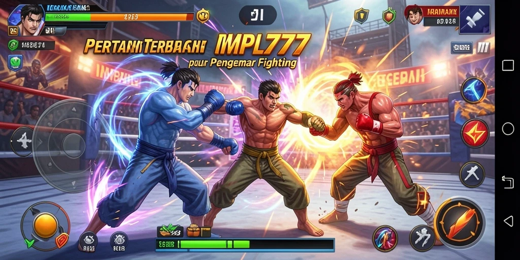 Gameplay seru dengan pertarungan karakter yang menegangkan.