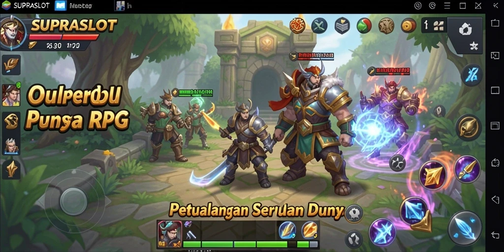 Gameplay RPG yang menarik dalam SUPRASLOT.