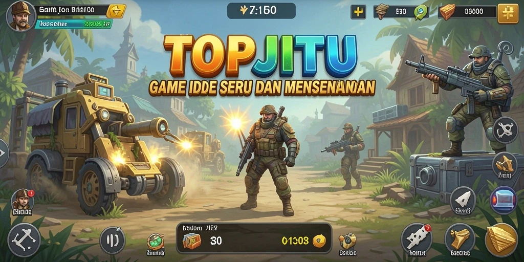 Screenshot gameplay menunjukkan karakter dalam aksi di lingkungan game Idle.