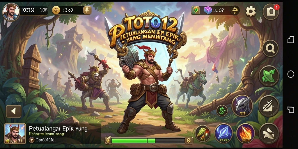 Gameplay seru TOTO12 dengan grafik menawan.