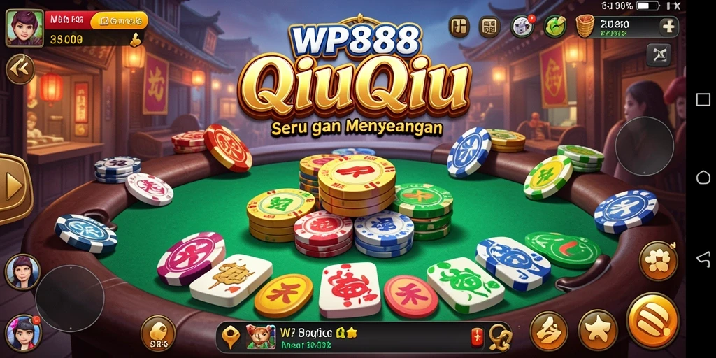 Gameplay QiuQiu yang seru dan mendebarkan di WP888.