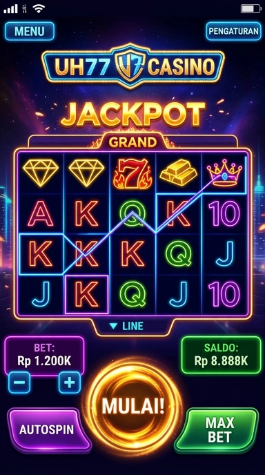 Proses pengunduhan aplikasi yang mudah dan cepat di uh77.